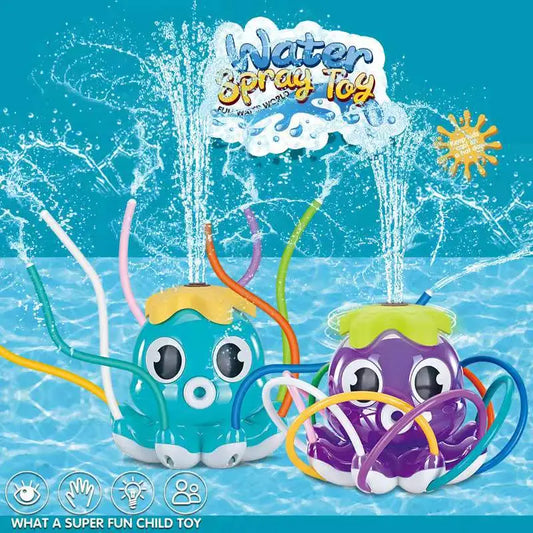 Octopus Splash Party: Fun Water Spray Outdoor Toy for Kids' Summer Adventures!